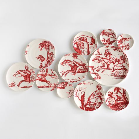 Hatch Art, Fine Dinnerware, London Design Festival, Traditional Ceramics, Cup Art, Sculpture Installation, Contemporary Ceramics, Red Paint, Hand Painted Porcelain