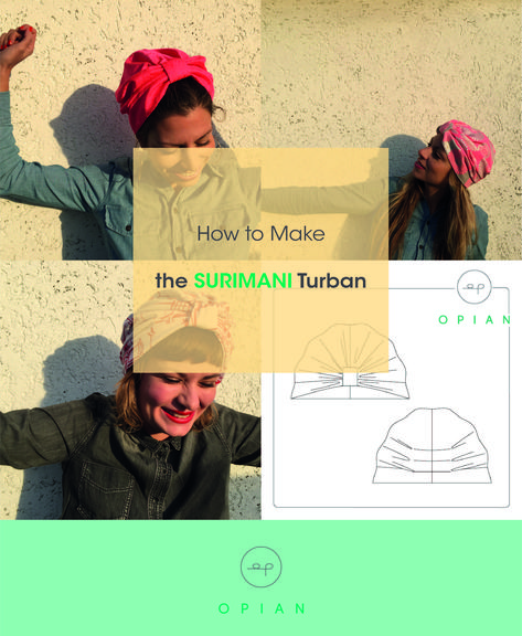 How to make the Surminai turban with Opian's sewing pattern. Comment faire le turban Surimani avec le patron de couture Opian. Headcovering Pattern Free, Turban Pattern Free Sewing, Turban Sewing Pattern, Headcovering Pattern, Turban Pattern, Classic Sewing Patterns, Diy Turban, Cotton Turban, Turban Hijab