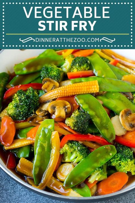 Vegetable Stir Fry Recipe | Veggie Stir Fry | Broccoli Stir Fry #vegetarian #vegetables #broccoli #dinner #dinneratthezoo Stir Fry Vegetarian, Stir Fry Broccoli, Broccoli Dinner, Veggie Stir Fry Recipes, Stir Fry Recipes Healthy, Vegetable Stir Fry Recipe, Fried Broccoli, Healthy Stir Fry, Asian Vegetables