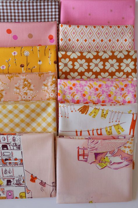 Includes 18 fat quarters from a variety of fabric lines. Each fat quarter is approximately 18" x 21" These bundles are non-refundable and non-returnable. Fabric Bundles Ideas, Fat Quarter Gifts, Mods Fabric Cake Walk 10 Inch Squares Bundle, Nursery Quilt Fabric, Quilt Fabric Bundles Color Combos, Mixing Fabrics Patterns, Affordable Colorful Cotton Fabric, Fat Quarter Sewing Projects, Neapolitan Ice Cream