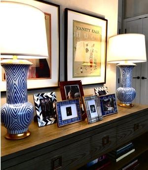 Sofa Table Decor With Picture Frames, Arranging Picture Frames On Console Table, How To Arrange Picture Frames On A Table, Arranging Photos On A Table, Displaying Family Pictures On Table, Picture Frame Arrangements On Table, Photo Frames On Sideboard, Tabletop Frames Display, Displaying Photos On Table