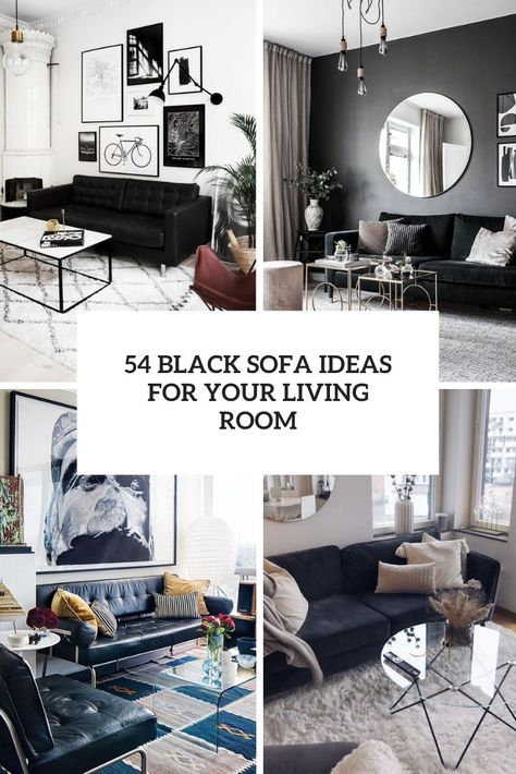 black sofa ideas for your living room cover Black Living Room Couch Ideas, Living Room Designs With Black Sofa, Black Furniture Living Room Decor, Black Leather Sofa Living Room Ideas, Black Sofas Ideas Living Room, Black Living Room Furniture Ideas, Black Leather Couch Living Room Ideas, Black Couch Living Room Decor Color Schemes, Black Couch Living Room Decor Ideas