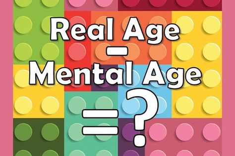 What Is The Gap Between Your Real Age And Your Mental Age? Mental Age Quiz, Mental Age Test, Spelling Quiz, Mental Age, How Old Am I, Barbie Funny, Quizzes For Fun, Trivia Questions And Answers, List Of Activities