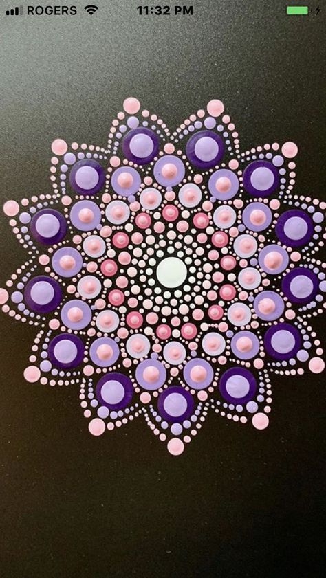 Dot Art Ideas, Dot Painting For Beginners Tutorial, Dot Painting Tools, Abstract Expressionist Art, Mandala Painted Rocks, Mandala Rock Art, Mandala Canvas, Mandala Art Therapy, Mandala Design Pattern