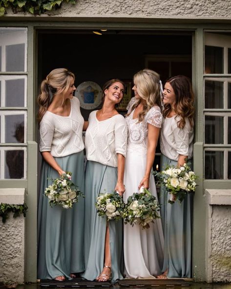 Winter Wedding Fashion, Winter Wedding Bridesmaids, Winter Bridesmaids, Winter Bridesmaid Dresses, Fall Bridesmaids, Floral Bridesmaid Dresses, Fall Bridesmaid Dresses, Velvet Bridesmaid Dresses, Bridesmaid Inspiration