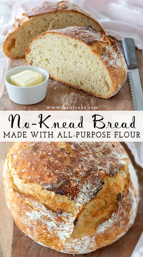 No Knead Sourdough, Sourdough Breads, Making Sourdough Bread, Sourdough Loaf, Bread Sourdough, Dutch Oven Bread, Knead Bread Recipe, A Loaf Of Bread, Homemade Bread Recipes Easy