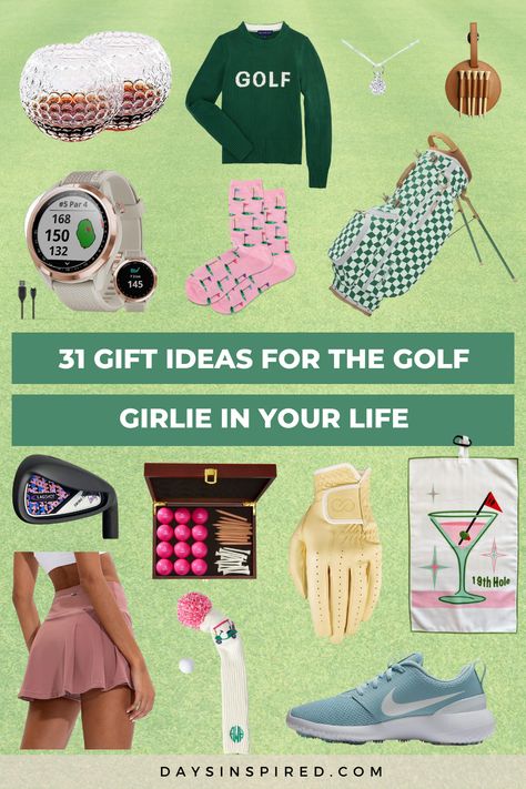 Whether she’s a seasoned pro, a casual enthusiast, or someone just getting into the game, finding the perfect gift for the golf-loving lady can be a hole-in-one opportunity. In this curated list of gift for golfers, you’ll discover a wide range of gifts that will delight and inspire. From tools to elevate her swing to stylish women’s golf accessories for both the course and her everyday life, this collection has something for every golf-loving gal. Womens Golf Must Haves, Golf Essentials Women, Women Golf Accessories, Golf Gifts For Women Ideas, Whats In My Golf Bag, Cute Golf Accessories, Golf Bag Essentials, Women’s Golf, Women’s Golf Accessories