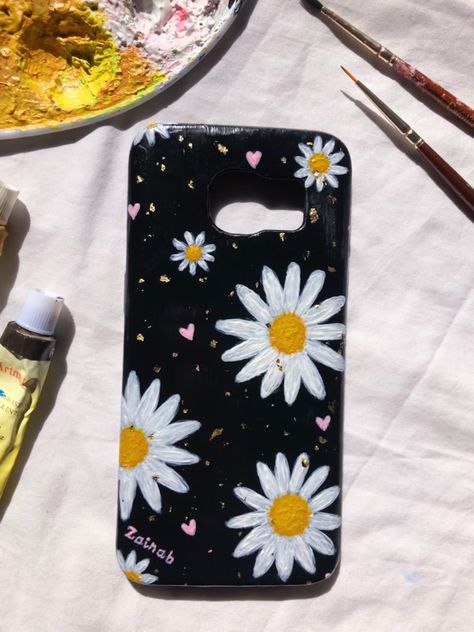 Mobile Cover Drawing, Profile Picture For Fb, Fabric Colour Painting, Cover Mobile, Phone Case Diy Paint, Diy Phone Case Design, Phone Covers Diy, Phone Cover Design, Vintage Flowers Wallpaper