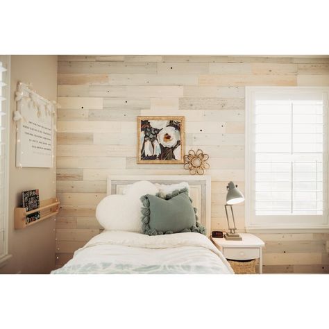 TimberChic 5" x 42"Reclaimed Peel & Stick Solid Wood Wall Paneling & Reviews | Wayfair Diy Reclaimed Wood Wall, Reclaimed Wood Wall Panels, Coastal White, Wall Planks, Diy Accent Wall, Wood Accent Wall, Reclaimed Wood Wall, Decorative Wall Panels, Wood Panel Walls