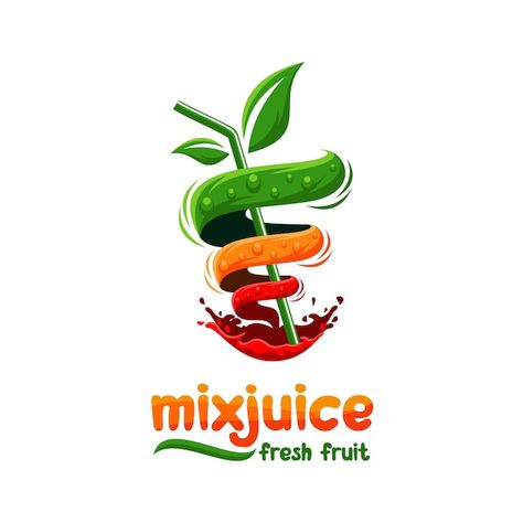 Juicy Logo Design, Juice Logo Design Ideas Creative, Fruit Juice Logo Design Ideas, Juice Poster Design Creative, Fruit Logo Design Ideas Creative, Juice Company Logo, Juice Shop Logo, Juice Logo Design Ideas, Boba Business