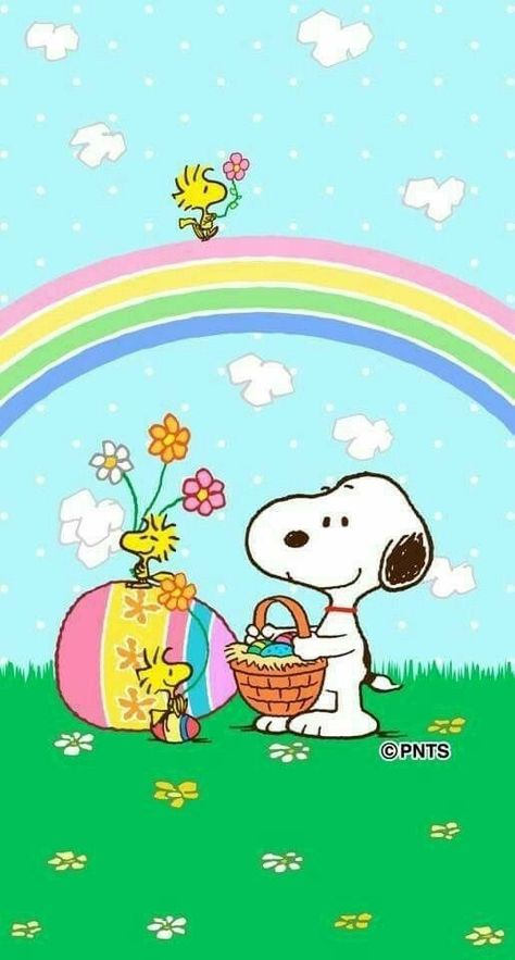 Snoopy Easter Images, Snoopy Easter Wallpaper, Woodstock Wallpaper, Charlie Brown Easter, Easter Wallpaper Iphone, Peanuts Easter, Happy Easter Wallpaper, Easter Beagle, Peanuts Wallpaper