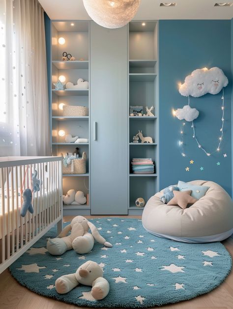 Designing Your Baby Boy’s Room – TastyInteriors Best Blues For Nursery, Babyboy Decoration Room, Baby Rooms Boys, Baby Boys Bedroom Ideas, Room For Baby Boy, Baby Boy Rooms Nursery, Boy Baby Room Ideas, Boy Nursery Room