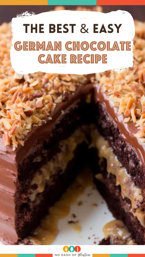 Indulge in the ultimate dessert experience with our Homemade German Chocolate Cake Recipe. Moist chocolate layers, creamy coconut frosting, and dreamy chocolate buttercream unite to create pure bliss. Try it now and treat your taste buds to this exquisite delight! Bakers Original German Chocolate Cake Recipe, Triple Layer German Chocolate Cake, 3 Layer German Chocolate Cake Recipe, How To Make A Box German Chocolate Cake Taste Homemade, Easy German Chocolate Cake Boxes Recipe, Old Fashioned German Chocolate Cake, German Chocolate Cake Easy, Best German Chocolate Cake Recipe, Easy German Chocolate Cake