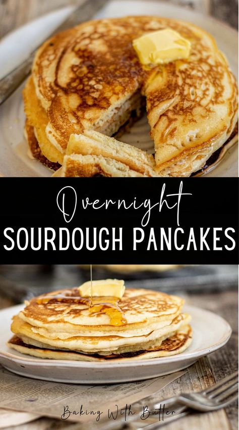 Discard Sourdough Pancakes Recipes, Sourdough Puff Pancake, Sourdough Starter Discard Pancakes, Sourdough German Pancake, Sourdough Pancakes Overnight, Sourdough Buttermilk Pancakes, Easy Overnight Sourdough Recipes, Overnight Sourdough Pancakes, Sourdough Discard Recipes Overnight