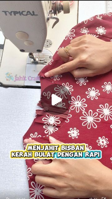 Ƭɑʍყ Ƭɑʍ Ƭɑʍყ on Instagram: "Tips jahit bisban kerah bulat dengan rapih tanpa melintir. Semoga bermanfaat ya🥰  #sewingtips #sewingtechniques #sewing #tipsmenjahitbaju" Tips Menjahit, Stylish Tops For Girls, Stitching Dresses, Diy Tops, Simple Sewing, Diy For Girls, Sewing Tips, Instagram Tips, Dress Cuts