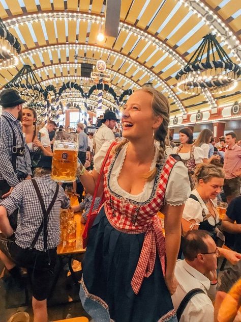 Oktoberfest Beer: A Drinking Guide | Stoke Travel October Fest Outfit, St Pauli Girl, Octoberfest Girls, Octoberfest Party, Garden Outfit, Octoberfest Beer, Oktoberfest Germany, Oktoberfest Woman, Beer Girl Costume