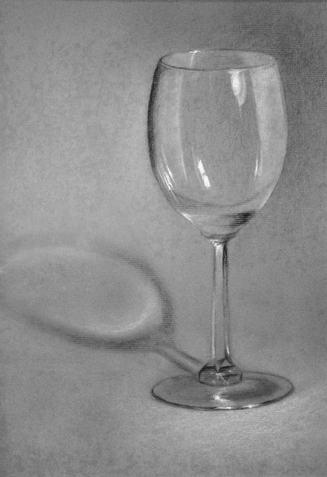 By Saret The drawing of the glass shows transparency Transparent Glass Drawing, Realistic Wine Glass Drawing, Wine Glass Drawing Pencil, Glass Effect Drawing, Glass Sketch Pencil Drawings, Glass Drawing Pencil, Glas Drawing, Cup Pencil Drawing, Glass Of Water Illustration