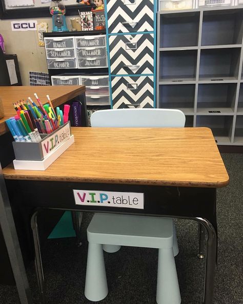 Vip Student, Teacher Must Haves, Student Desk, Teaching Profession, Student Desks, Elementary School Teacher, Creative Classroom, Positive Behavior, Future Classroom