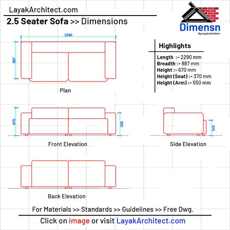 dimensions of sofa Furniture Elevation Drawing, Sofa Standard Dimension, Sofa Elevation Drawing, How To Draw A Couch, Standard Sofa Dimensions, Sofa Elevation, Bed Elevation, Sofa Plan, Barcelona Couch