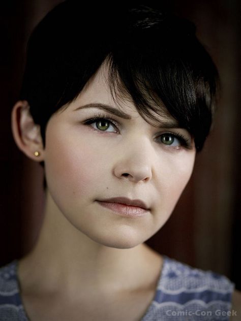 Ginnifer Goodwin as "Snow White/Mary Margaret" on Once Upon a Time...     .....rh Pixie Wedding Hair, Bailee Madison, Mary Margaret, Messy Pixie, Ginnifer Goodwin, Very Short Haircuts, Pixie Hairstyles, Pixie Haircut, Trendy Hairstyles