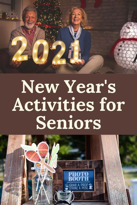 Don't worry. New Year's activities aren't just for the end of each year and the beginning of the next. Most of them are fun at any time of the year. Why not try some for yourself? #activities #seniors New Years Crafts For Seniors, New Years Activities For Seniors, January Activity Ideas For Seniors, Senior Group Activities, January Senior Living Activities, New Years Activities For Adults, December Activities For Seniors, Winter Activities For Seniors, January Activities For Seniors