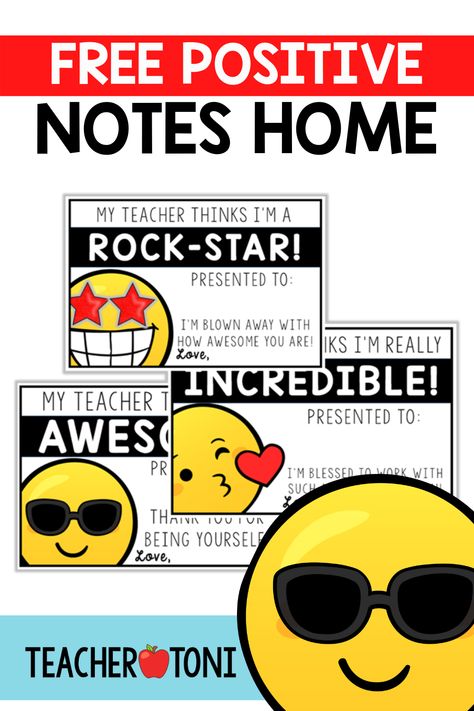 Positive Behavior Notes Free Printable, Positive Notes Home To Parents Free, Brag Notes For Students, Positive Note Home From Teacher, Behavior Cards Free Printable, Positive Notes For Students, Positive Student Notes, Kindness Sayings, Boy Activities