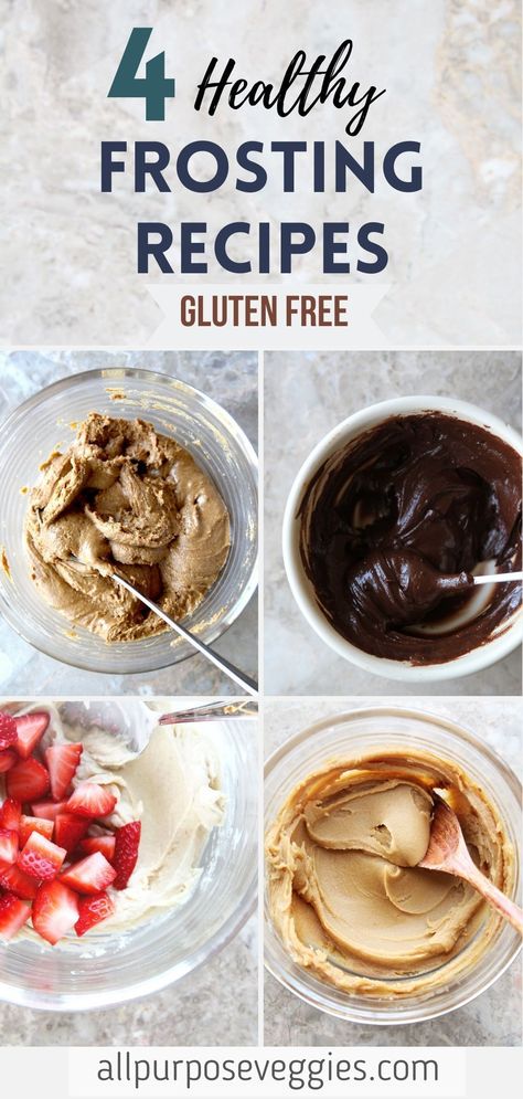 healthy low fat low calorie low carb frosting and glaze recipes #healthyfrosting #healthydessert Healthy Cookie Frosting, Low Calorie Icing, Low Calorie Frosting, Healthy Cake Frosting, Low Calorie Frosting Recipe, Healthy Icing Recipe, Healthier Frosting, Healthy Frosting Recipe, Healthy Icing