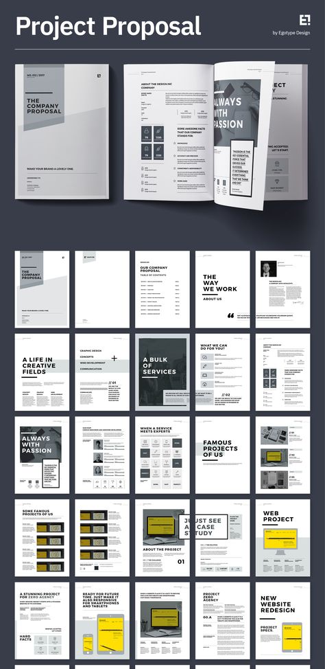 Download Template: https://1.envato.market/EKE5n9 Minimal and Professional Proposal and Portfolio Brochure Template for creative businesses, created in Adobe InDesign, Microsoft Word, Apple Pages and Affinity Suite (Affinity Publisher, Affinity Designer and Affinity Photo) in International DIN A4 and US Letter format. Proposal Design Layout Creative, Proposal Paper, Proposal Brochure, Affinity Publisher, Corporate Fonts, Proposal Letter, Proposal Cover, Best Proposals, Design Proposal