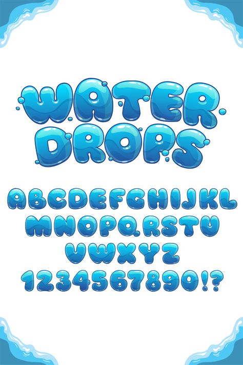 Cute Bubble Font, Bubble Words Font, Bubble Fonts Alphabet, Bubbly Typography, Water Typography, Bubbly Fonts, Bubble Typography, Bubble Fonts Alphabet Graffiti, Bubble Words