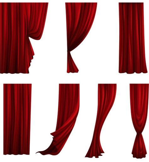 Teen Room Lights, Red Velvet Drapes, Theater Curtains, Office Design Inspo, Golden Curtains, Blue Velvet Curtains, Red Velvet Curtains, Luxury Bedroom Interior, Modern White Living Room