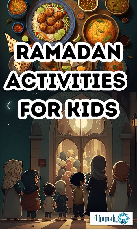 Ramadhan Activity For Kids, Ramadan Activity For Kids, Ramadan Ideas For Kids, Ramadan Kids Activities, Ramadan Activities For Preschool, Ramadan Decorations For Kids, Muslim Kids Activities Craft Ideas, Islamic Activities For Kids, Ramadan Crafts For Kids