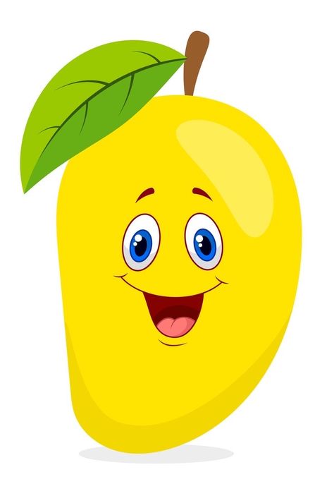 Mango Cartoon Image, Mango Craft, Color Red Activities, Mango Cartoon, Mango Images, Birthday Chart Classroom, Preschool Charts, Reading Cartoon, Flower Crafts Kids