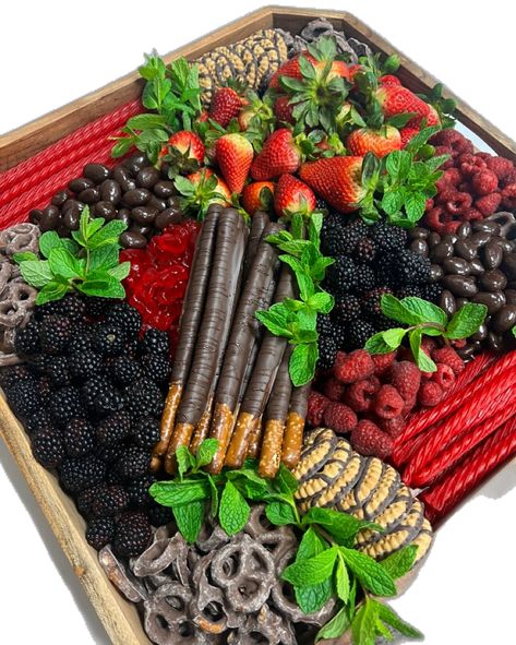 Charcuterie board chocolate, and berries. Charcuterie Board, Birthday