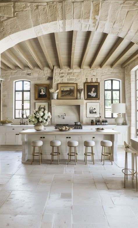 10 Must-Haves for the Perfect French Country Kitchen Design - NP Modern French Country Cottage, French Country House Kitchen, French Renovation, French Country House Interior, French Cottage Interior, Rustic French Cottage, Modern French Country Kitchen, Modern French Cottage, French Cottage Kitchen