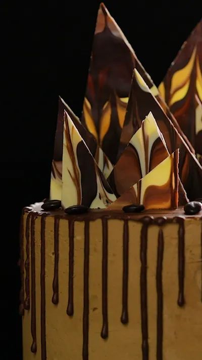 Tastemade: Espresso Martini Layer Cake ~ Recipe Espresso Martini Cake, Martini Cake, Chocolate Coffee Beans, Espresso Martinis, Dinner For One, Layer Cake Recipes, Chocolate Coating, Espresso Martini, Cake Tins