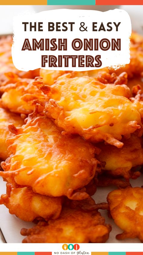 Amish Onion Fritters, Onion Fritters, Patties Recipe, Best Appetizer Recipes, Fritter Recipes, Amish Recipes, Recipes Appetizers And Snacks, Onion Recipes, Veggie Side Dishes