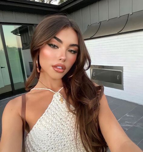 Glam Everyday Makeup, Madison Beer Makeup, Feminine Makeup, Joker Makeup, Glam Aesthetic, Expensive Makeup, Prom Eye Makeup, Event Makeup, Formal Makeup