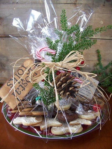 Cookies And Candy, Christmas Cookies Packaging, Săpunuri Handmade, Christmas Cookies Gift, Christmas Gift Packaging, Christmas Food Gifts, Cookie Packaging, Christmas Gift For Mom, Gift Basket Ideas