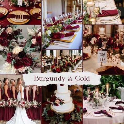 Thinking of a fall wedding? 🍂💓 Choosing the right color scheme is key to creating a stunning, seasonal celebration. Check out these top fall wedding color palettes, perfect for setting a cozy yet elegant mood. From rich burgundies to warm golds, these combinations will make your big day unforgettable. Do you prefer spring/summer or fall/winter? ☀️🌸🍁❄️ Let me know! I think I prefer summer because I can spend more time with my family + travel! 🤍 Also - all inspiration photos were found on... Burgundy Elegant Wedding, Wedding Colors Burgundy And Gold, Burgundy Colour Scheme Wedding, Maroon Burgundy Wedding, Burgundy Wedding Party Color Schemes, Fall Wedding Color Schemes Burgundy, Pomegranate Wedding Color, Red Fall Wedding Theme, Maroon Wedding Color Palette