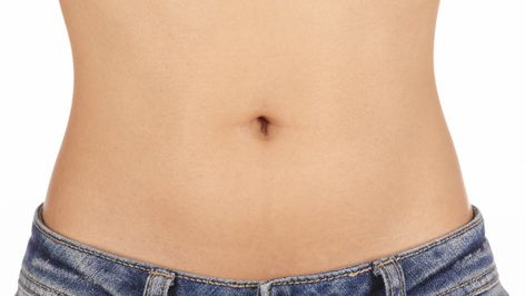 In our opinion, belly buttons are one of the human body's more odd-looking parts. Though "innie" belly buttons are more common than "outie" belly buttons, no shape or size is considered to be more normal or better than the other. Why, though, doesn't everyone have the same type of button? Outie Belly Button, Human Body Facts, Belly Button Piercing Jewelry, Belly Button Jewelry, Hair Solutions, Belly Piercing, Belly Button Piercing, Types Of Buttons, Yoga Health