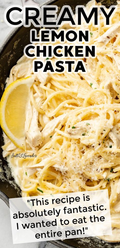 Crispy Lemon Chicken Pasta, Chicken Dinner Meals Healthy, Rotessire Chicken Leftover Recipes, Recipes With Lemon Pepper Chicken, Chicken Penne Al Limone, Lemon Chicken Parmesan Pasta, Pasta Lemon Chicken, Lemon Spaghetti With Chicken, Pasta Dishes With Rotisserie Chicken