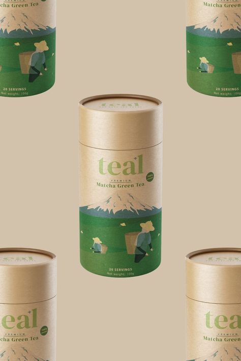 Premium Tea Packaging, Organic Tea Packaging, Logo Design Coffee, Graphic Designer Studio, Logo Packaging Design, Tea Logo, Tea Packaging Design, Coffee Shop Logo, Premium Tea