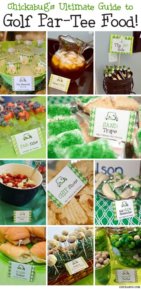 The Ultimate Guide to Golf Par-Tee Food! Golf Party Foods, Golf Baby Showers, Golf Theme Party, Golf Baby, Golf Birthday Party, Golf Event, Golf Outing, Golf Party, Golf Theme