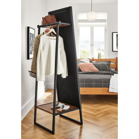 Wardrobe Mirror, Free Standing Wardrobe, Mirror Inspiration, Steel Mirror, Bedroom Mirror, Standing Mirror, Inspiring Spaces, Clothes Rack, Room Board