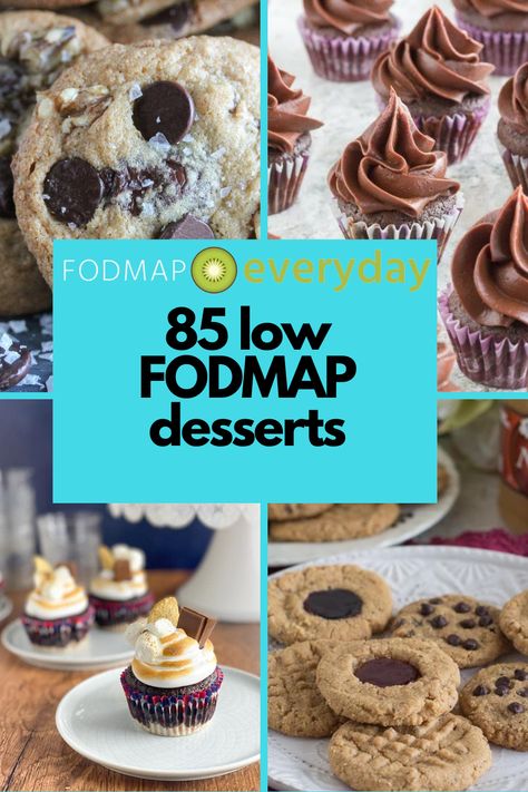 Welcome to the largest collection of desserts for the chocolate lover in your life. Each of these are also gut-friendly so that you don’t have to worry about bloating, or a noisy belly when getting romantic! All of these desserts are gluten-free and low FODMAP! Low Food Map Desserts, Healthy Gut Desserts, Low Fodmap Ice Cream Recipe, Low Fodmap Desserts Easy, Low Fodmap Cake, Sensitive Stomach Diet, Low Fodmap Desserts, Fodmap Diet Food Lists, Fodmap Desserts