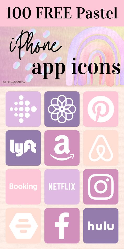 Customize your iPhone screen and make it look beautiful with these 100 free pastel app icons! free aesthetic app icons, free app covers for iPhone, pastel iPhone app covers, purple app icons, Apple app icons, iOS 14 app icons, iOS 15 app icons, pink app icons, pastel iPhone app logos, iPhone aesthetic home screen, iPhone screen customization, how to change iPhone app icons, freebies, free stuff, app icons aesthetic, how to customize app icons, Iphone Homescreen Wallpaper Aesthetic Purple, Purple Pink Aesthetic Icon, Apps That Make Your Phone Aesthetic, How To Make Your App Icons Look Cute, Ipad App Icons Free, How To Get Cute App Icons, Ipad App Icons Aesthetic Free, Pastel Iphone App Icons, Light Pink Facebook Icon