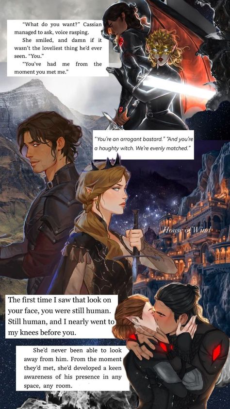 Nesta and Cassian #nessian #acotar Acotar Funny, Animated Drawings, Sarah J Maas, Fan Book, Book Show, Book Reader, Book Humor, Her Smile, Book Aesthetic