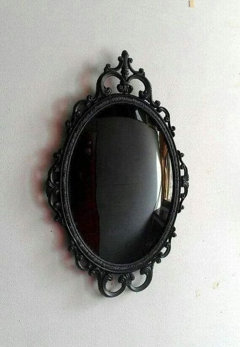 (20+) Facebook Witches Mirror, Black Scrying Mirror, Vintage Oval Frame, Gothic Mirror, Scrying Mirror, Goth Home, Goth Home Decor, Goth Decor, Witch Decor