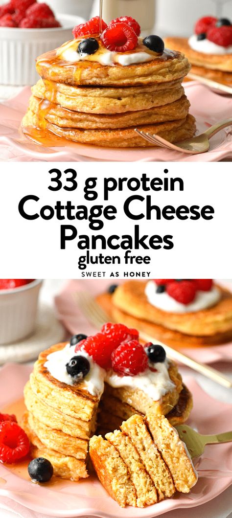 Protein Powder Egg White Pancakes, Freezer Protein Pancakes, Low Calorie Cottage Cheese Pancakes, Keto Pancakes Easy, Cottage Cheese Protein Powder Pancakes, Cottage Cheese Oat Pancakes, Baked Protein Pancakes, High Protein Low Carb Pancakes, 30gram Protein Breakfast