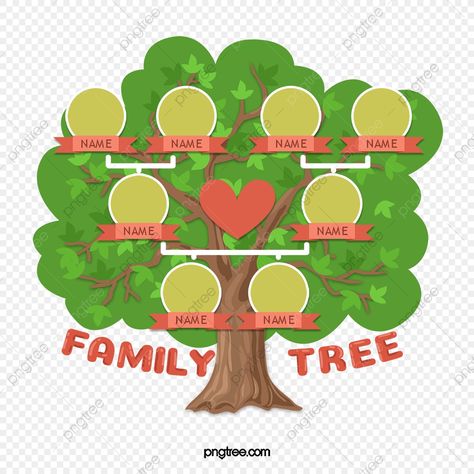 Family Tree Ideas For Kids, Family Tree Kindergarten, Family Crafts Preschool, Family Tree Diagram, Family Tree Images, Family Tree Clipart, Family Tree For Kids, 가족 일러스트, Genealogy Tree